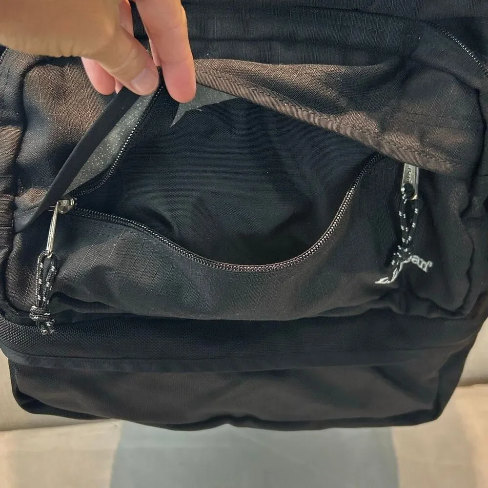 Vtg L.L. Bean Backpack Black 
